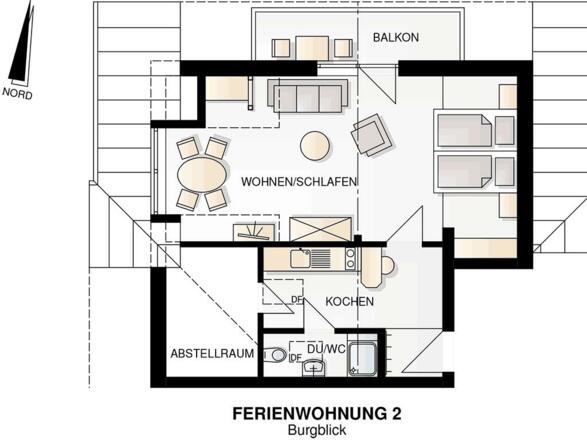 Grundriss Wohnung Burgblick