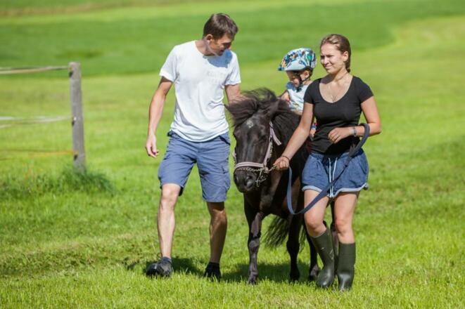 Ponyreiten mit Pony &#039;Lissy&#039;