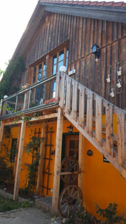 Ferienwohnung Gelb - Außentreppe