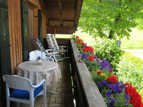 Balkon vom Apartment