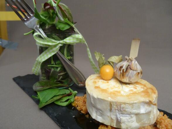 gebackener Ziegenkäse