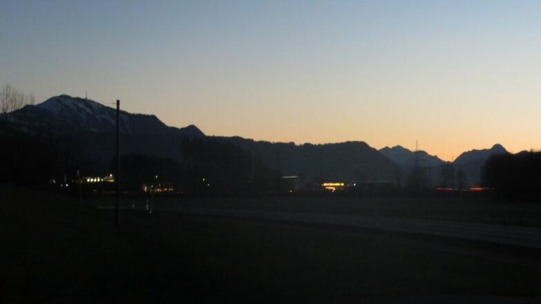 Grüntenblick von der Terrasse