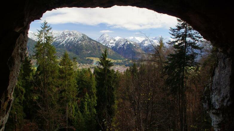 Judenkirche (Naturfelsbogen) bei Langenwang