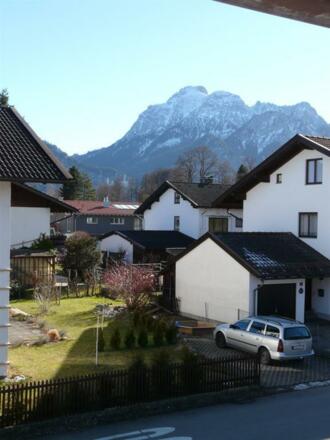 Blick Richtung Säuling und Schloss Neuschwanstein