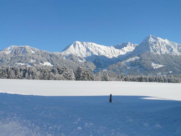 Blick von unserem Haus