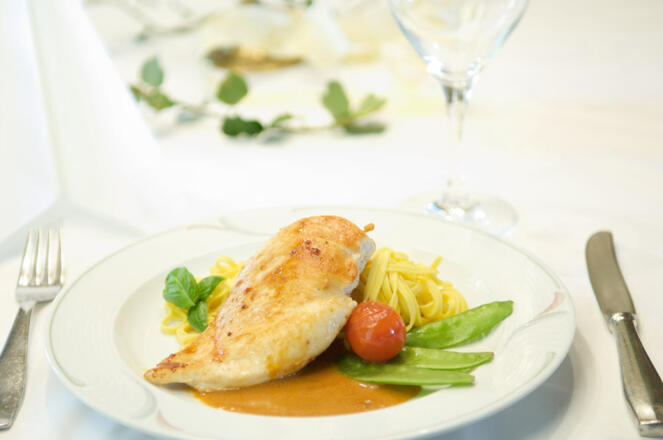 Bayerischer Hof, Putenschnitzel