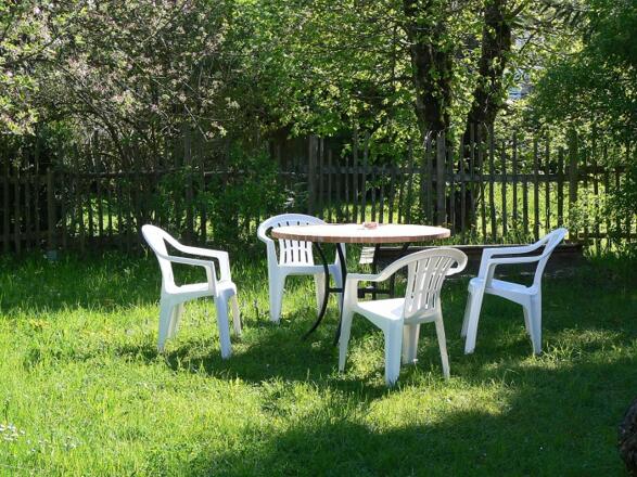 Sitzbereich im Garten