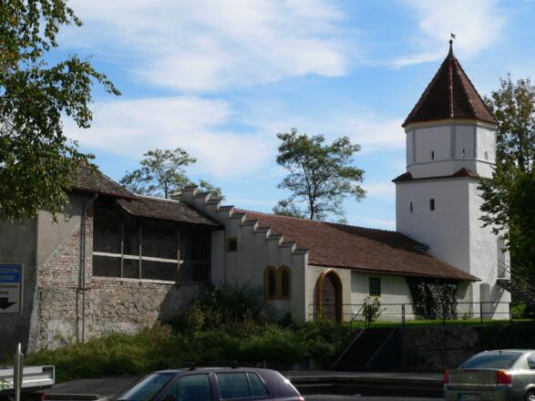 Schongauer Stadtmauer mit Kasselturm