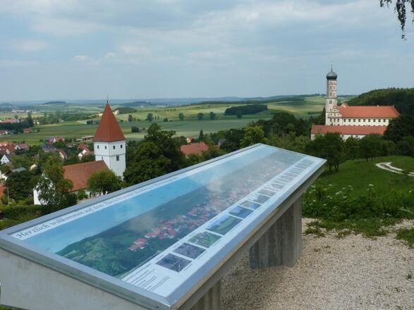 Panoramatafel Mönchsdeggingen