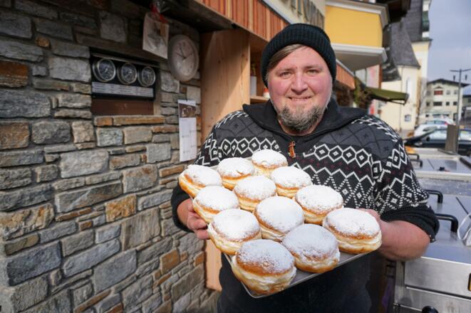 Faschingskrapfen Cafè Thaler