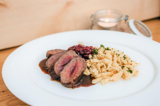 Hirschfilet aus heimischer Jagd