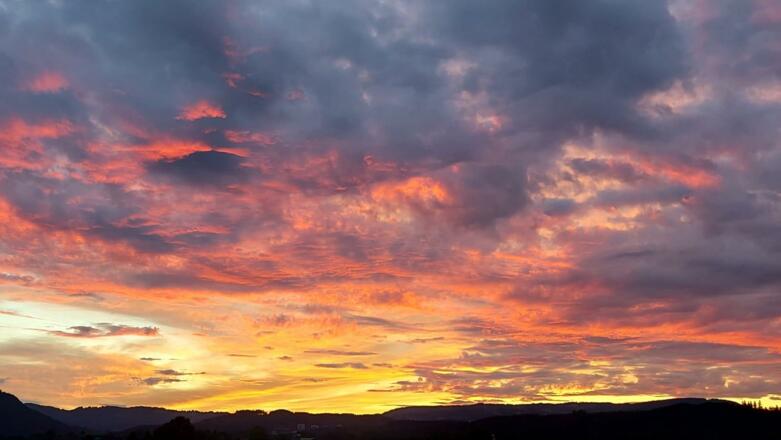 Sonnenuntergang Agathazell August 2020