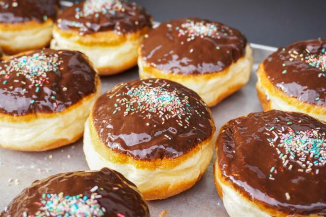 Schoko Faschingskrapfen Thaler