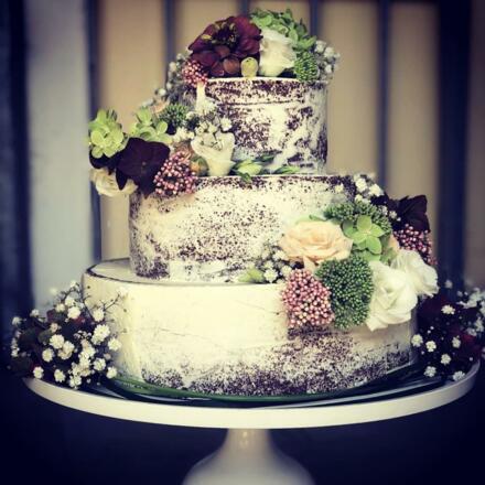 Hochzeitstorte Blumen