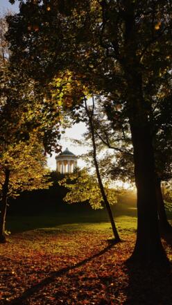 Monopteros Englischer Garten Herbst