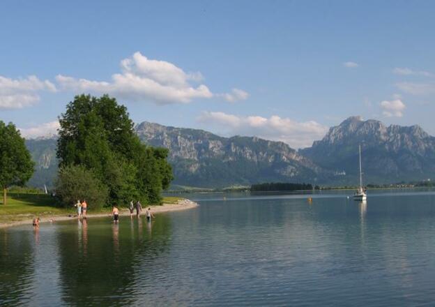 Badestrand am Forggensee