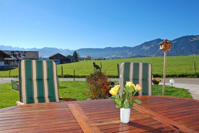 Toller Ausblick auf die Berge