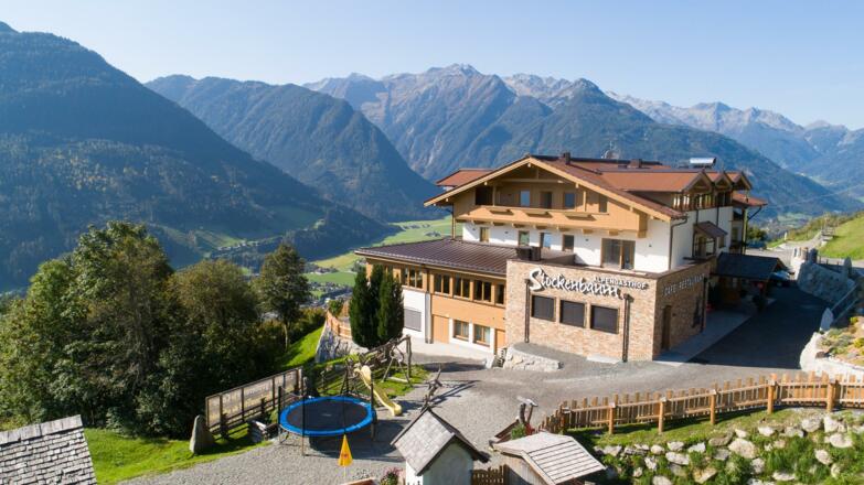 Einkehrmöglichkeit am Ende des Rutschenweges: Alpengasthof Stockenbaum