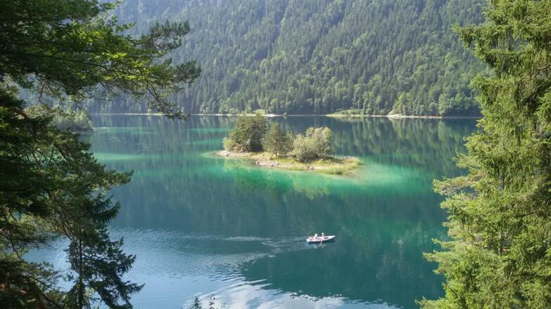 Ausflugsziel Eibsee bei der Zugspitze