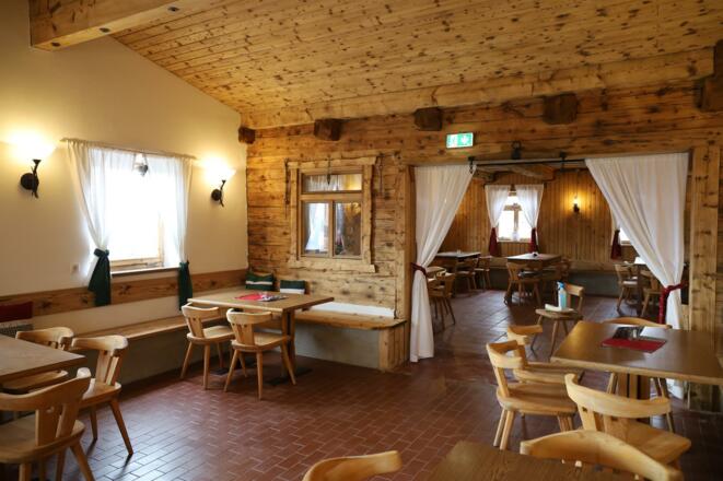 Stuben auf der Hinterhornalm in Gnadenwald Tirol