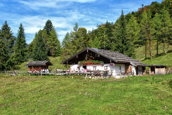 Kaser auf der Reiteralm