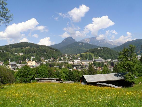 Herrlicher Ausblick auf Berchtesgaden
