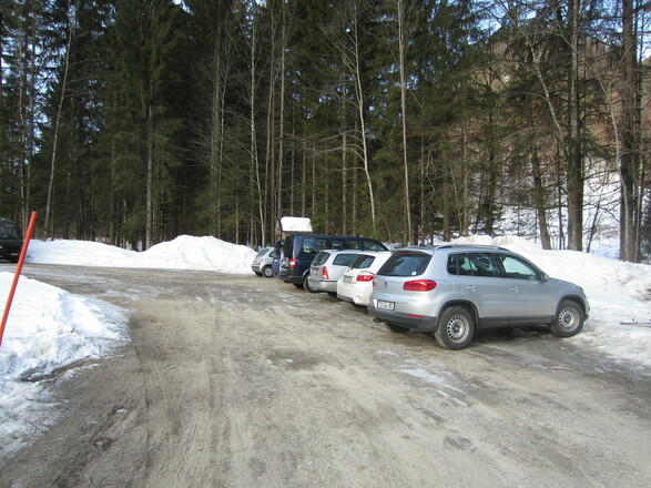 Parkplatz bei Glockenschmiede