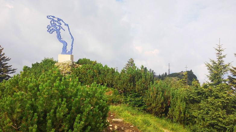 Der Rauschberggipfel mit der &quot;Adam´s Hand&quot;