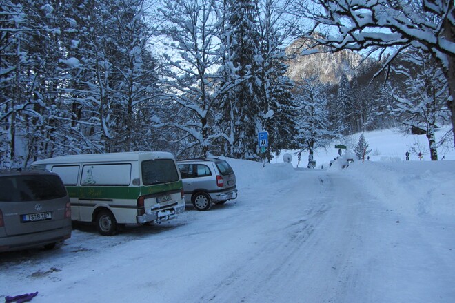Letzter PP vor der Sperrtafel in Urschlau