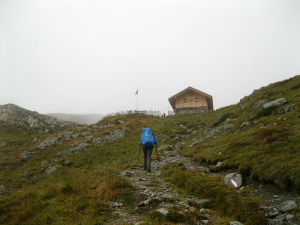 Gerade richtig. Zur Mittagszeit bei der Filmoor-Standschützenhütte
