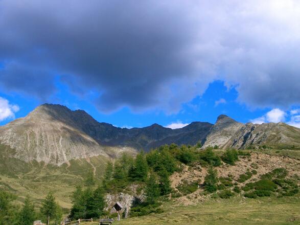 Blick auf die Hirzerspitze