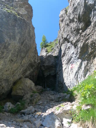 Klettersteigeinstieg