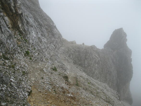 Die Steilen hänge der Kinigats - Trittsicherheit und Schwindelfreiheit!