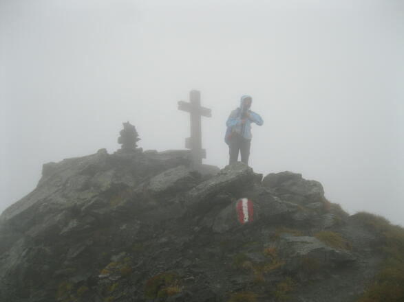Die Pfannspitze, 2678 m, der höchste Punkt dieser Etappe.