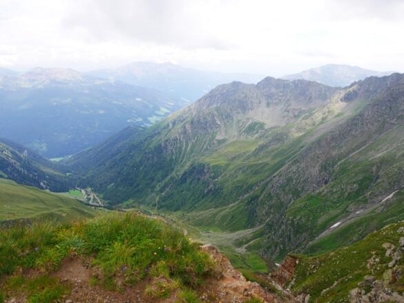 Sicht von der Pfandlspitz