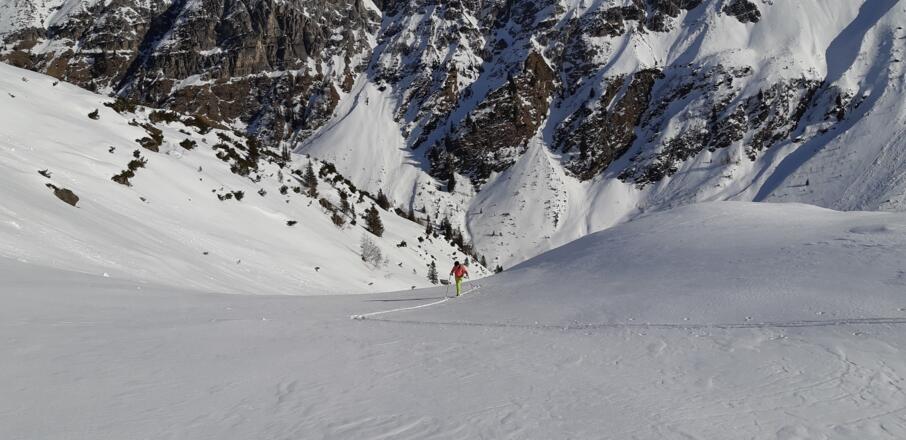 Kurze Steilpassagen im Wechsel mit ...