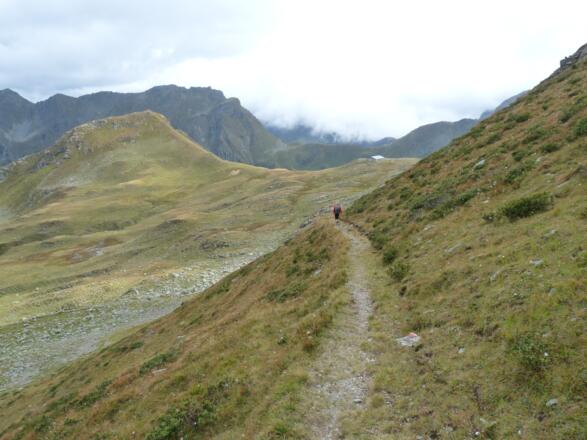 Vom Mittersattel wandern wir hinüber zum Weitenstall und gelangen damit ins Schöntal.