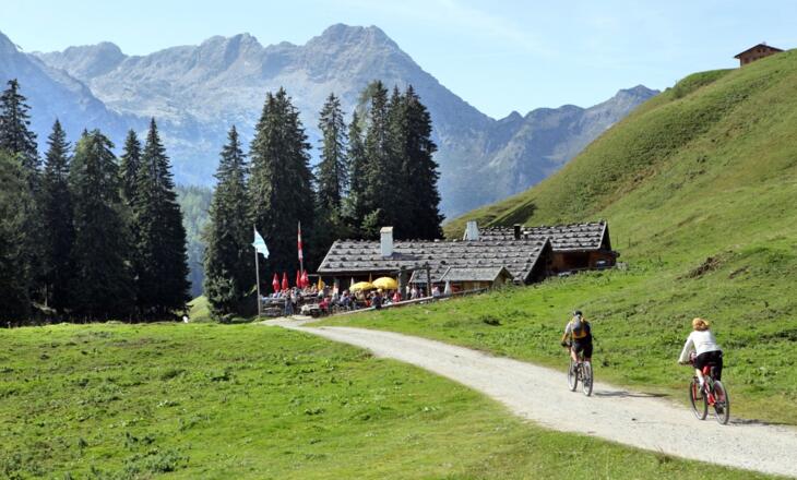 Biken zur Kallbrunnalm