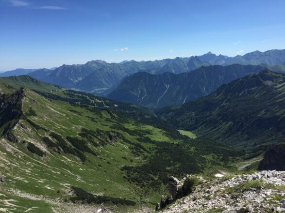 Zwischen Walser Hammerspitze und Hochgehrenspitze