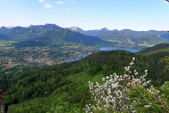 Baumgartenschneid Richtung Tegernsee