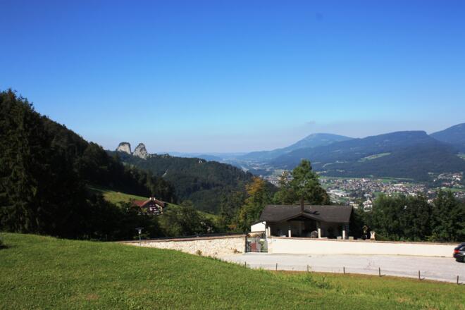 Ausblick am Friedhof Bad Dürrnberg