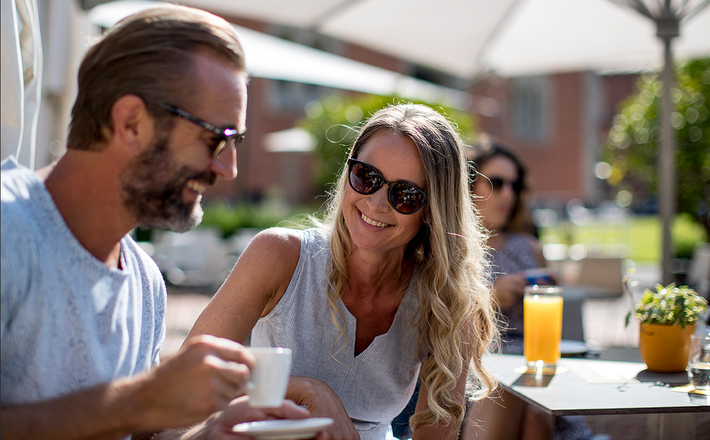 Mit Freunden entspannen