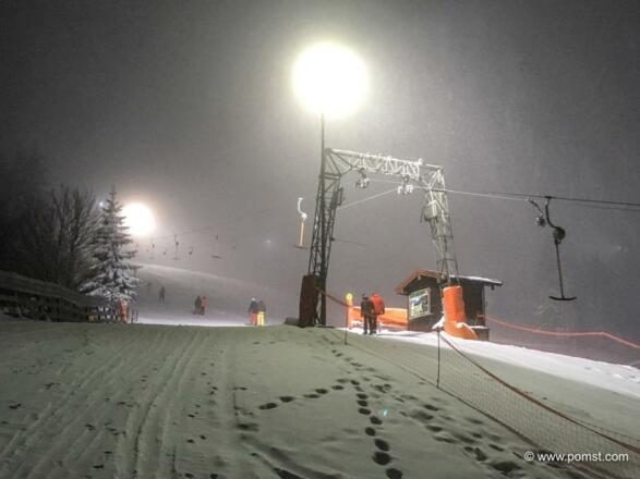 Nachtskilauf am Rossfold