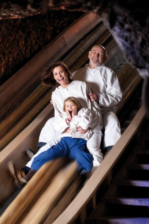 Rasante Rutschpartien in das Herz des Berges