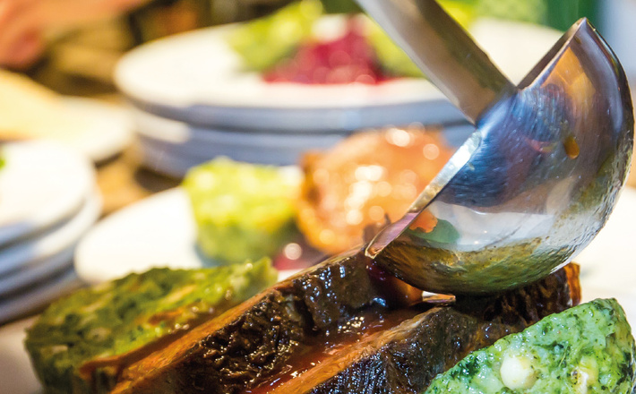 Exzellent essen im Goberg Anger