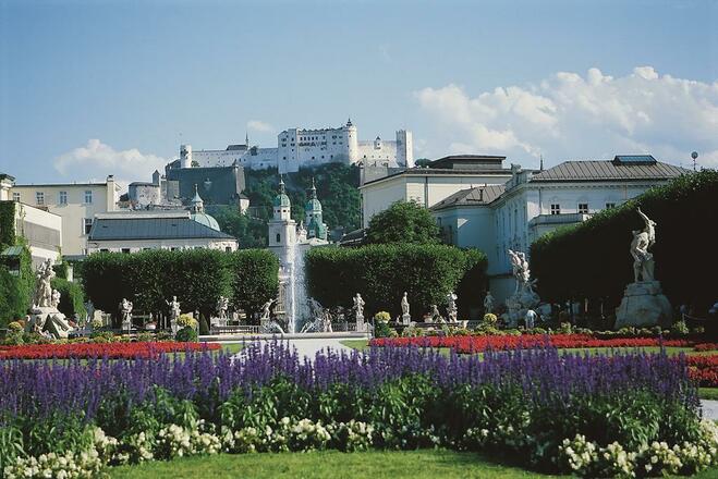 Stadt Salzburg im Mirabellgarten