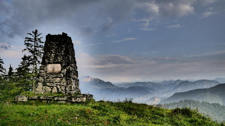 Ludwig-Steiner-Denkmal auf dem Großen Brünnberg