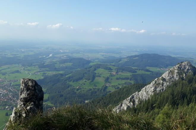 Aussicht zur Kindlwand und links unten Nußdorf