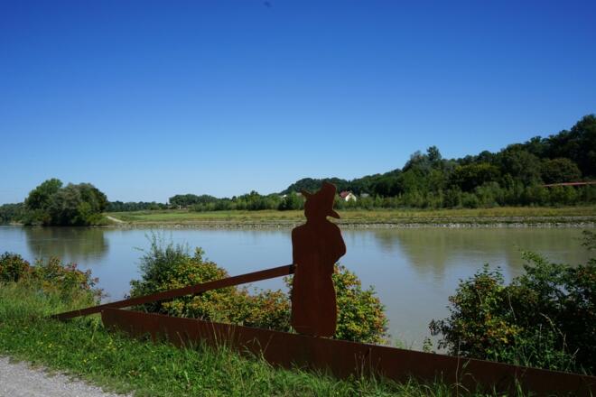 Innschifffahrtsdenkmal in Rosenheim