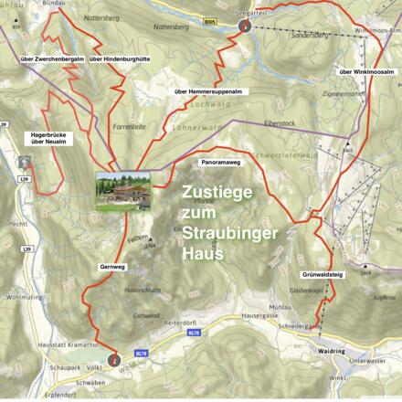 Übersicht der schönsten Zustiege